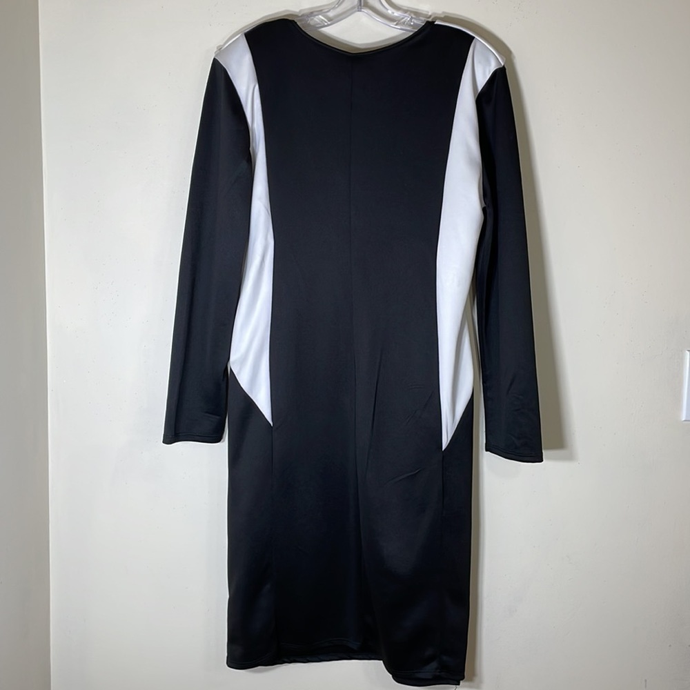 Gstagelove Auditions USA MADE Color Block Long Sleeve Shift Dress. 3XL. NWT. - Picture 10 of 11